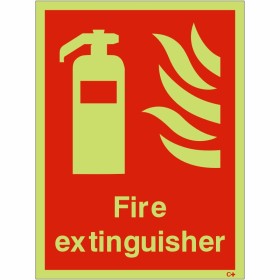 copy of Photoluminescent Fire Extinguisher Sign