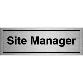 copy of Site Manager Sign  300 x 100mm