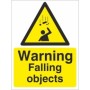 Warning Falling Objects safety warning sign