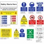 Medium Construction Safety Signs Pack B with comprehensive construction site safety signage