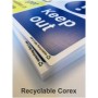  Recyclable 10mm Corex material safety board sign