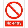 No Entry Sign with red prohibition symbol