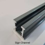  Metal sign channel rail for mounting a Car Park Speed Limit Sign (10mph)