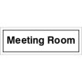 Meeting Room Door Sign