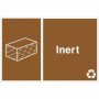 Inert recycling sign for designated inert waste recycling areas