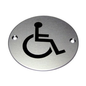 Disabled Symbol Premier Door Sign with black wheelchair accessibility symbol