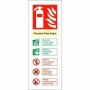 Fluorine Free Foam Fire Extinguisher ID Sign