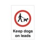 Keep Dogs On Leads Sign | Safety Signs UK