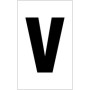  white letter V