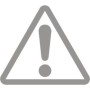 Glass safety triangle caution sign for glass doors and windows