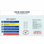 Site Safety Hoarding Board Sign with Construction Safety and Project Details