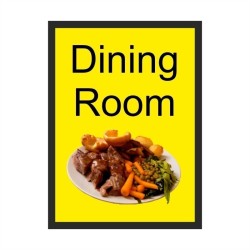 Dining Room Dementia Sign 300 x 200mm