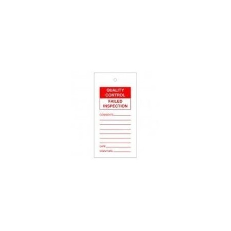 Failed Inspection Quality Control Tags Pack Of 10