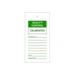 Quality Control Calibrated Tags Pack Of 10
