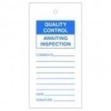 Quality Control Awaiting Tags Pack Of 10
