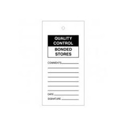 Quality Control Bounded Stores Tags Pack Of 10