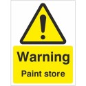 Warning Paint Store