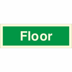 Glow in the Dark Floor Stairway Sign | Safety Signs UK