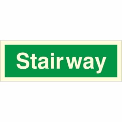 Stairway Glow in the Dark Sign | Safety Signs UK