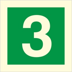 Glow In The Dark Fire Sign 3 | Safety Signs UK