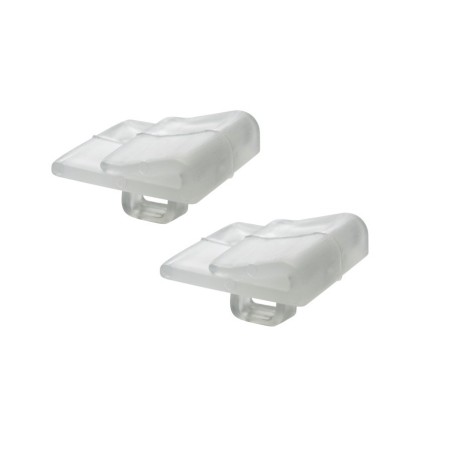 Pack of 2 suspended ceiling clips for hanging lightweight signs from suspended ceiling grids