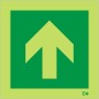 Glow in the Dark Arrow Up Symbol Sign