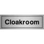 Cloakroom Sign 300 x 100mm